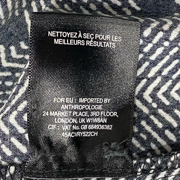 Anthropologie Polka Dot Striped Business Casual Oversize Dress - Picture 12 of 12